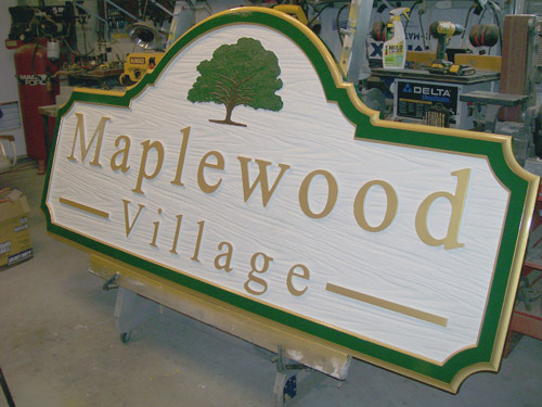 entance sign for communities developements or mobile home parks